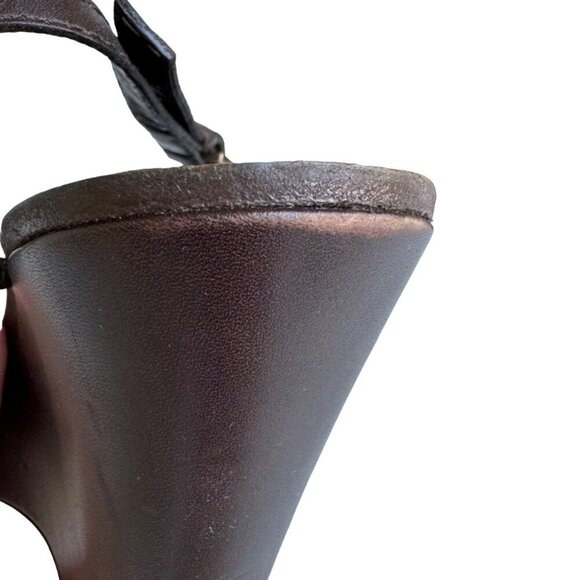 Gucci Wedge Sandals | Interlocking G Logo | Preloved Designer Shoes Sz 10.5 - Picture 16 of 16